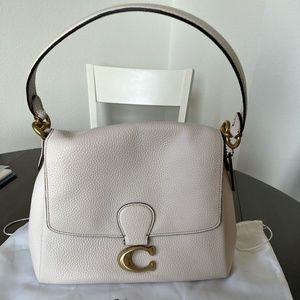 Cream Coach May Shoulder Bag